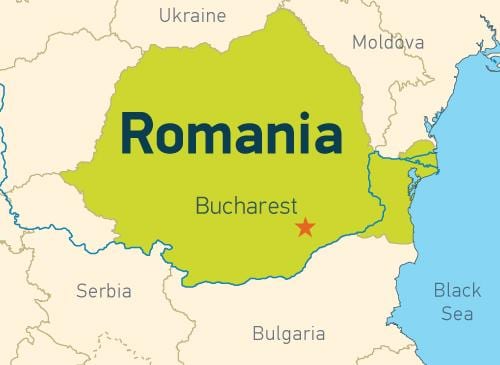 Buxarest xəritədə