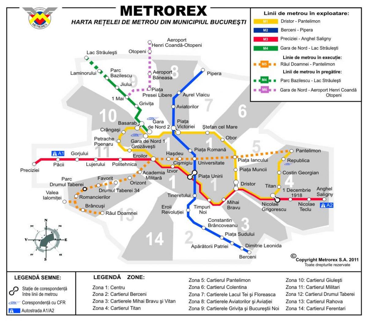 Kart metrorex 