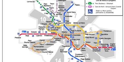 Buxarest metro xəritəsi 